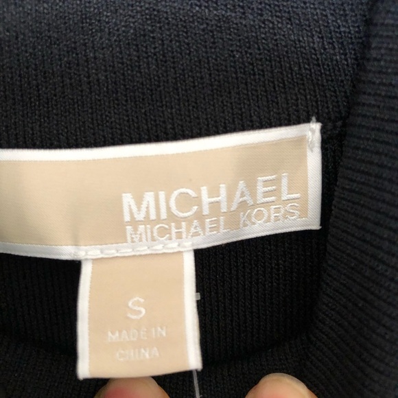 NWT Michael Kors Mockneck Bell-Sleeve Dress - Picture 5 of 6